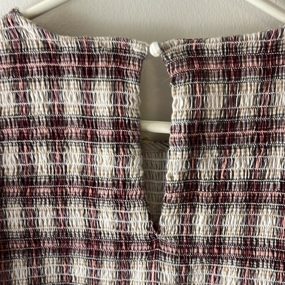 AE Long-Sleeve High Neck Plaid Mini Dress size XS - Picture 5 of 10